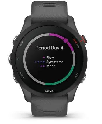 Умные часы Garmin Forerunner 255 с темно-серым ремешком